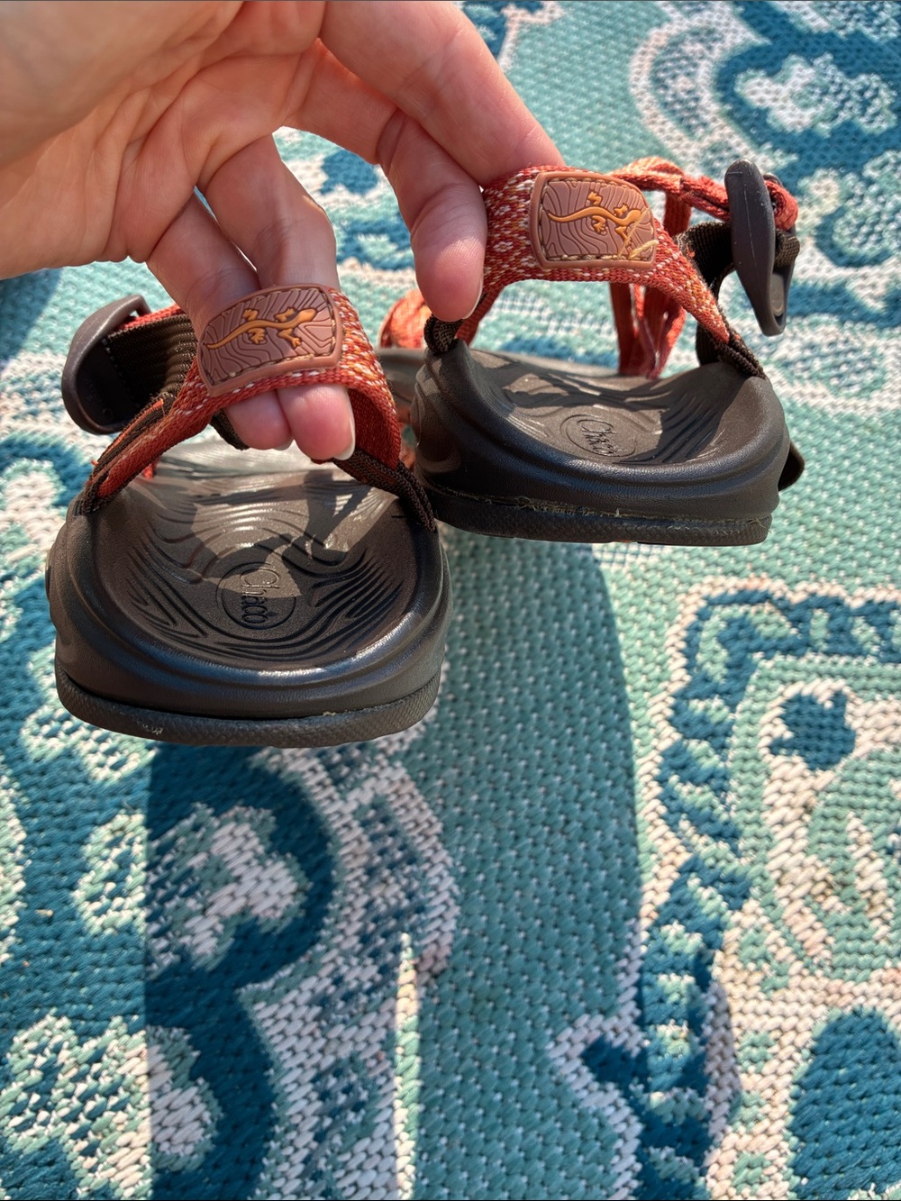 Women’s Chacos in Rust Red - Picture 11 of 15